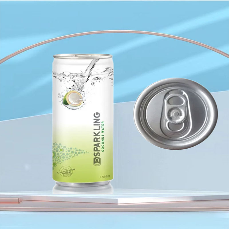 La nueva lata de bebida-Aluminio 250ml Slim Can OEM