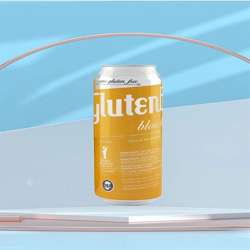 Lata de bebidas de personalización Lata estándar de aluminio de 473 ml con Eoe
